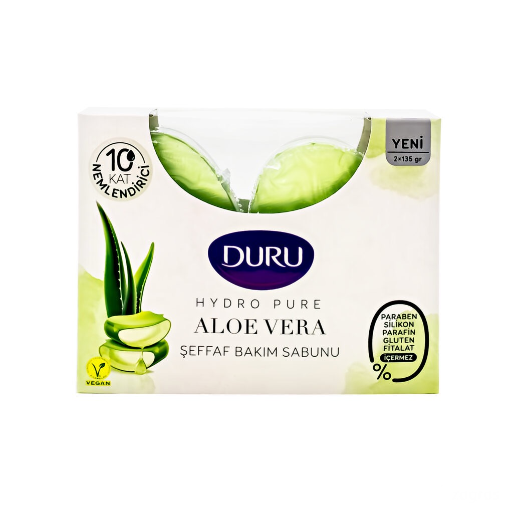 صابون شفاف دورو هیدرو پیور با عصاره آلوئه‌ورا