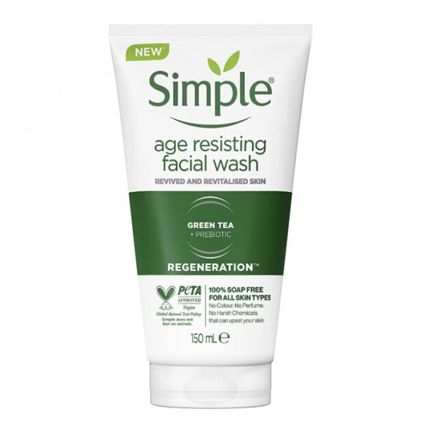 ژل شست و شوی صورت ضد پیری سیمپل